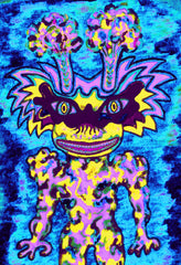 ICE CREAM SPACE GIRL WITH POPCORN AND LICORICE SUN GLASSES