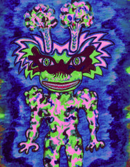 ICE CREAM SPACE GIRL WITH POPCORN AND LICORICE SUN GLASSES