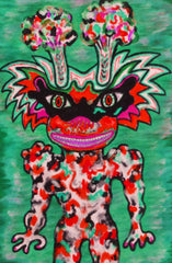 ICE CREAM SPACE GIRL WITH POPCORN AND LICORICE SUN GLASSES