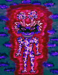 ICE CREAM SPACE GIRL WITH POPCORN AND LICORICE SUN GLASSES