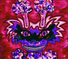ICE CREAM SPACE GIRL WITH POPCORN AND LICORICE SUN GLASSES
