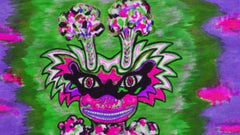 ICE CREAM SPACE GIRL WITH POPCORN AND LICORICE SUN GLASSES