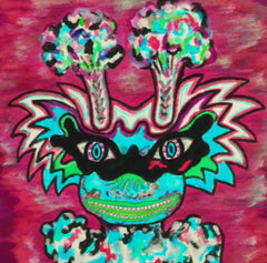 ICE CREAM SPACE GIRL WITH POPCORN AND LICORICE SUN GLASSES