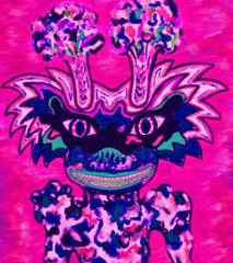 ICE CREAM SPACE GIRL WITH POPCORN AND LICORICE SUN GLASSES