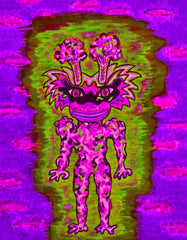 ICE CREAM SPACE GIRL WITH POPCORN AND LICORICE SUN GLASSES