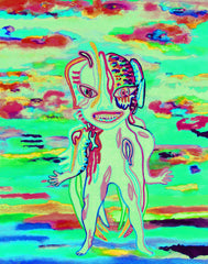 SUN BIRTH SPACE GIRL