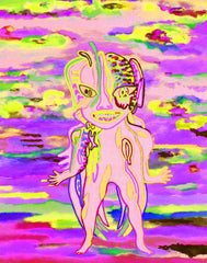SUN BIRTH SPACE GIRL