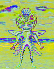 SUN BIRTH SPACE GIRL