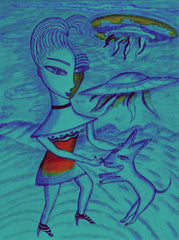 love my [ don't be curel to who a heart that's true ] space cake girl