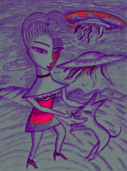 love my [ don't be curel to who a heart that's true ] space cake girl