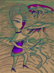 love my [ don't be curel to who a heart that's true ] space cake girl