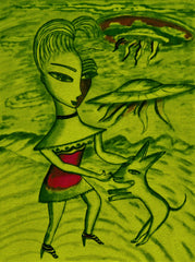 love my [ don't be curel to who a heart that's true ] space cake girl