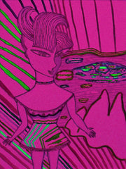 love my,just take all of me space cake girl