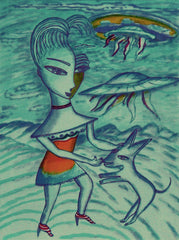 love my [ don't be curel to who a heart that's true ] space cake girl