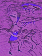love my [ don't be curel to who a heart that's true ] space cake girl