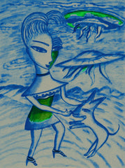 love my [ don't be curel to who a heart that's true ] space cake girl