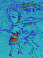 love my [ don't be curel to who a heart that's true ] space cake girl