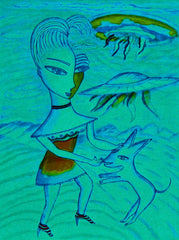 love my [ don't be curel to who a heart that's true ] space cake girl