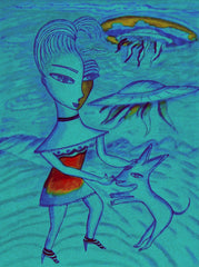 love my [ don't be curel to who a heart that's true ] space cake girl