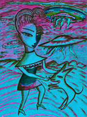love my [ don't be curel to who a heart that's true ] space cake girl