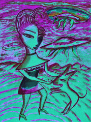 love my [ don't be curel to who a heart that's true ] space cake girl