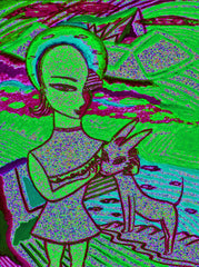 love my space cake girl