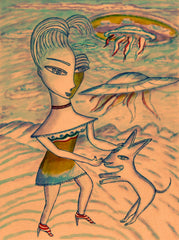 love my [ don't be curel to who a heart that's true ] space cake girl