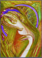 virgn mary in space spaceship