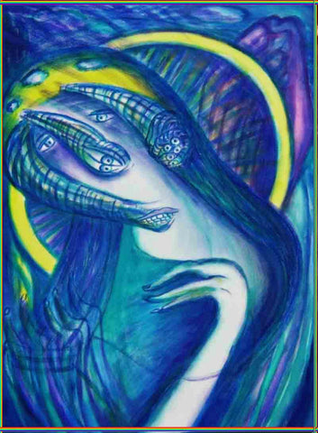 virgn mary in space spaceship