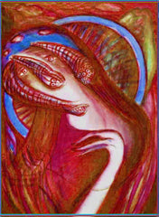 virgn mary in space spaceship