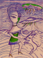 love my [ don't be curel to who a heart that's true ] space cake girl