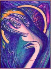 virgn mary in space spaceship