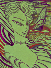 love my space cake girl