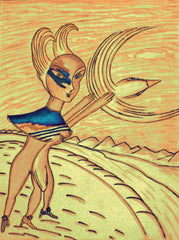 love my,come fly with me, space cake girl