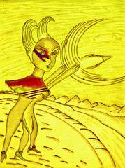 love my,come fly with me, space cake girl