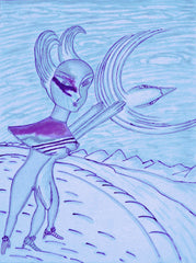 love my,come fly with me, space cake girl