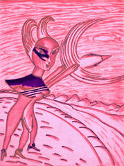 love my,come fly with me, space cake girl