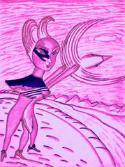 love my,come fly with me, space cake girl