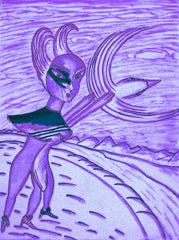 love my,come fly with me, space cake girl