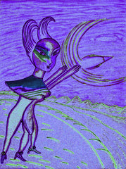 love my,come fly with me, space cake girl