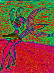 love my,come fly with me, space cake girl