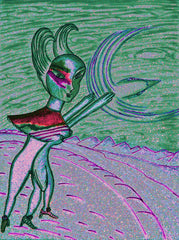 love my,come fly with me, space cake girl