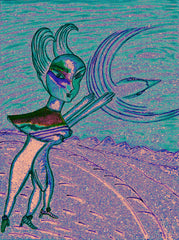 love my,come fly with me, space cake girl