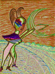 love my,come fly with me, space cake girl
