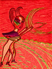 love my,come fly with me, space cake girl