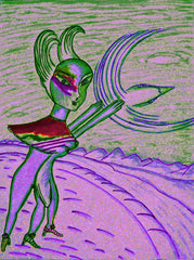 love my,come fly with me, space cake girl