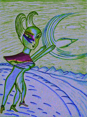 love my,come fly with me, space cake girl