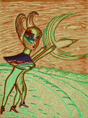love my,come fly with me, space cake girl