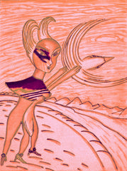 love my,come fly with me, space cake girl