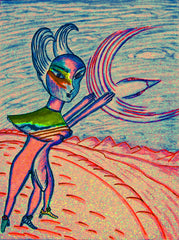 love my,come fly with me, space cake girl